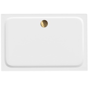 Cada pentru dus din acril Rea Belmond White 80x100 - Img 6