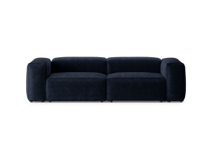 Canapea 3 locuri Bergamo velur reiat L264 cm - Img 11