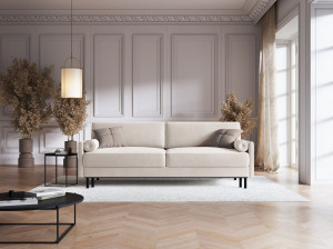 Canapea extensibila 3 locuri Scott catifea L212 cm - Img 1