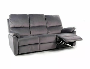 Canapea extensibila Spencer 3 velvet gri Blu14