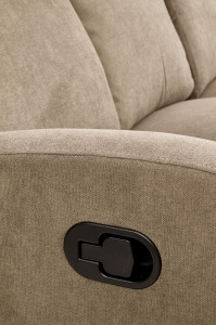 Canapea recliner Oslo 3S stofa bej H100 cm - Img 15