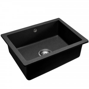 Chiuveta bucatarie Granit Nels neagra - Img 2