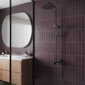 Coloana de dus cu termostat Lungo Titan - Img 2