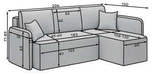 Coltar extensibil Hadson pe dreapta Royal 01 - Img 10
