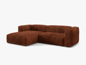 Coltar modular Martina corduroy Tilia L283 cm - Img 7