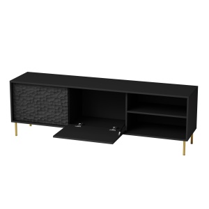 Comoda Bullet RTV-1 L180 cm negru/auriu - Img 17