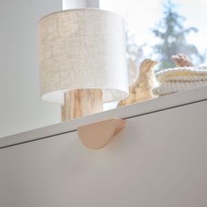 Comoda Ratata alb/fag/natur L90 cm - Img 2