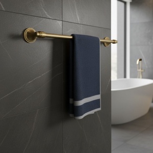 Cuier de baie 16101 Aristo Brush Gold - Img 3