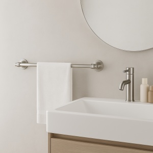 Cuier de baie 16101 Aristo Brush Nickle - Img 2