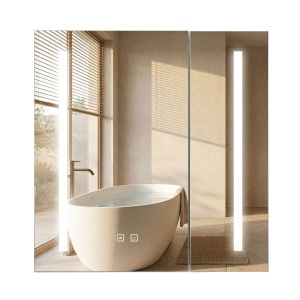 Dulap cu oglindă LED M1015-60 60x65 - Img 2