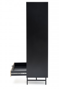 Dulap Murano S-1 stejar artizan/negru - Img 2