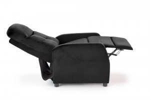 Fotoliu recliner Felipe 2 velvet negru H103 cm - Img 11
