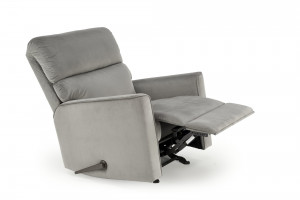 Fotoliu recliner Karim stofa gri H103 cm - Img 2