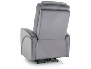 Fotoliu recliner Kronos velvet gri Blu14 - Img 6