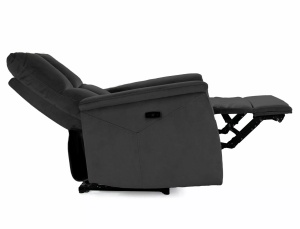 Fotoliu recliner Neptun velvet negru Blu19 - Img 2