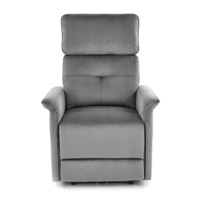 Fotoliu recliner Semir velvet gri H108 cm - Img 12