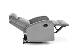 Fotoliu recliner Wonder velvet gri H98 cm - Img 10