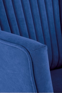 Fotoliu tapitat Delgado velvet bleumarin – H100 cm - Img 14