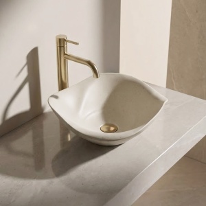 Lavoar ceramic pentru blat REA HM-35B Handmade ART - Img 3