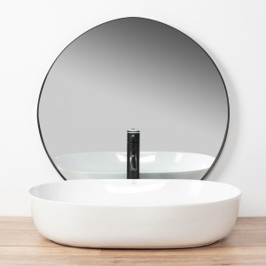 Lavoar Cleo Alb ceramica sanitara - 60,5 cm - Img 2