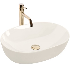 Lavoar Lisa ecru lucios L49 cm