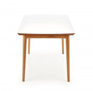 Masa extensibila Barret mdf alb mat - L90/190 x l80 x h75 cm - Img 10