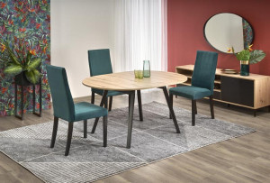 Masa extensibilă Ruben stejar artizan/negru – L102-142 x l102 x h73 cm - Img 5