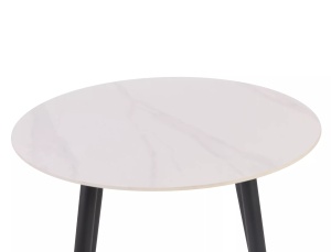 Masa Rion alb/negru ø90 cm - Img 4