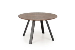 Masa rotunda Danilo nuc/negru ø120/h74 cm - Img 12