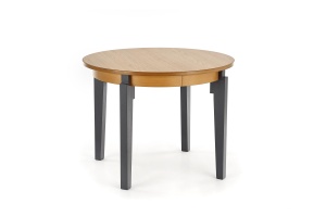 Masa rotunda extensibila Sorbus stejar-grafit - L 100-200 x l 100 x h 77 cm - Img 17
