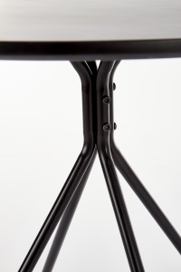 Masa rotunda Fondi negru – ø80 / h75 cm - Img 9