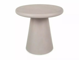 Măsuță de cafea Aurora gri deschis ø45/h50 cm