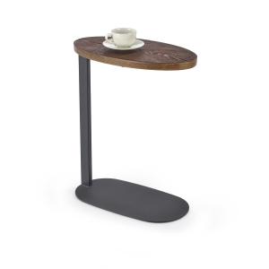 Masuta de cafea Delphi nuc/negru - H58 cm - Img 3