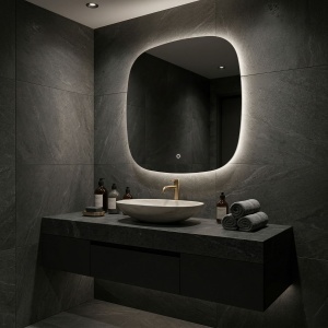 Oglindă LED 70x70cm TOP - Img 5