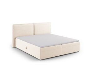 Pat boxspring Arendal 140x200 cm catifea - Img 6