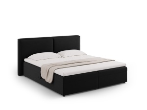 Pat boxspring Arendal 160x200 cm catifea - Img 13