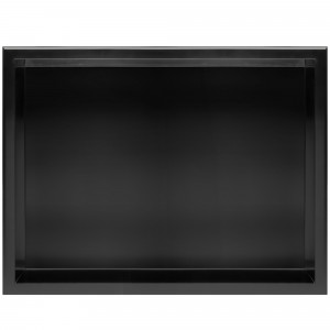 Raft incastrat pentru baie 30x45 negru mat - Img 5