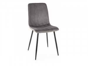 Scaun Alan velvet gri Blu14