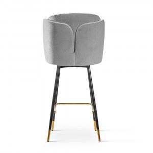 Scaun de bar Beetle L 70 cm negru/auriu - Img 2