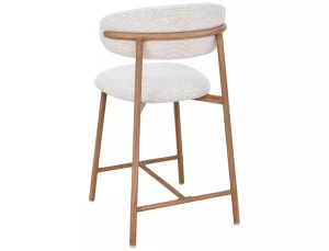 Scaun de bar Elton H-2 Noelle bej deschis 255 / stejar - Img 2