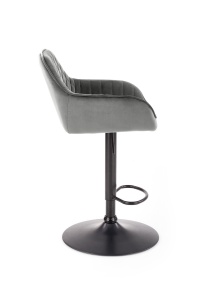 Scaun de bar H-103 velvet gri – H114 cm - Img 12
