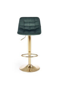 Scaun de bar H120 velvet verde/gold - Img 12