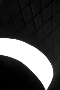Scaun de bar H124 negru/nuc - Img 7