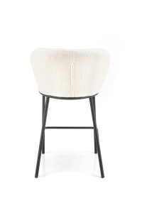 Scaun de bar plusat H-119 crem - Img 3