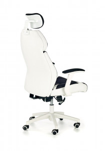 Scaun de birou Chrono negru alb - Img 2