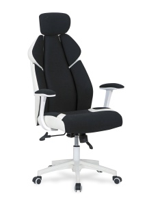 Scaun de birou Chrono negru alb - Img 4