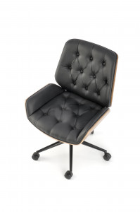 Scaun de birou Gavin nuc/negru H100 cm - Img 2