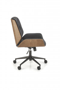Scaun de birou Gavin nuc/negru H100 cm - Img 6