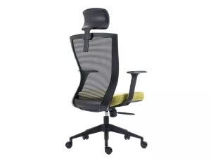 Scaun de birou Q328H negru/verde - Img 4