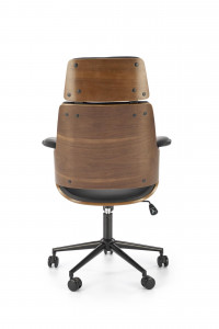 Scaun de birou Weber nuc/negru H122 cm - Img 5